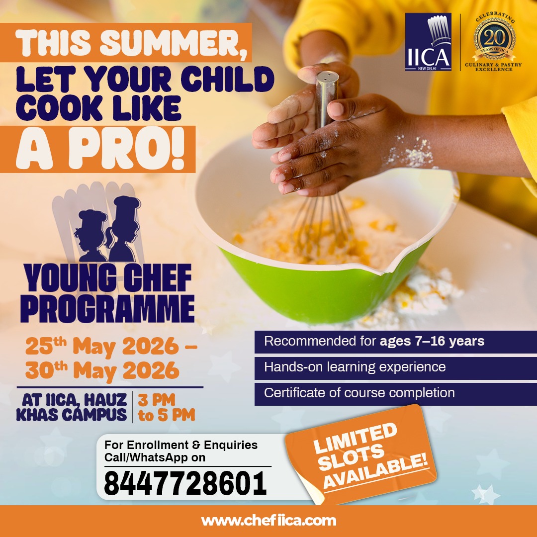 Turn Summer Into A Chef’s Adventure! Enrol in Young Chef Programme