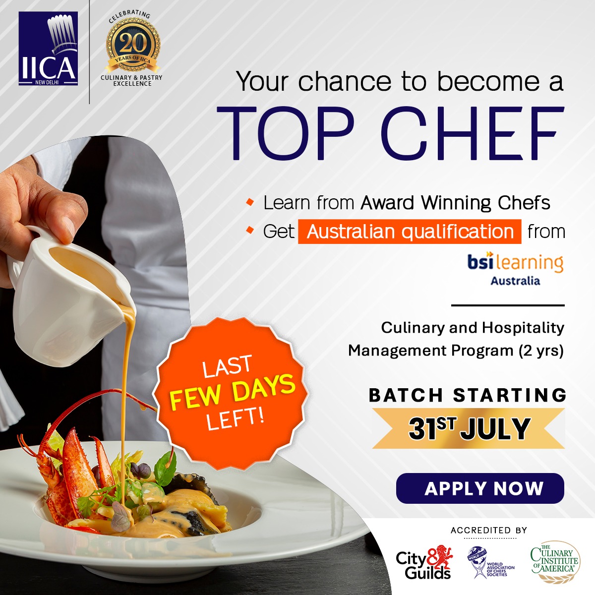 Last Few Days Left! Hurry, Enrol Now