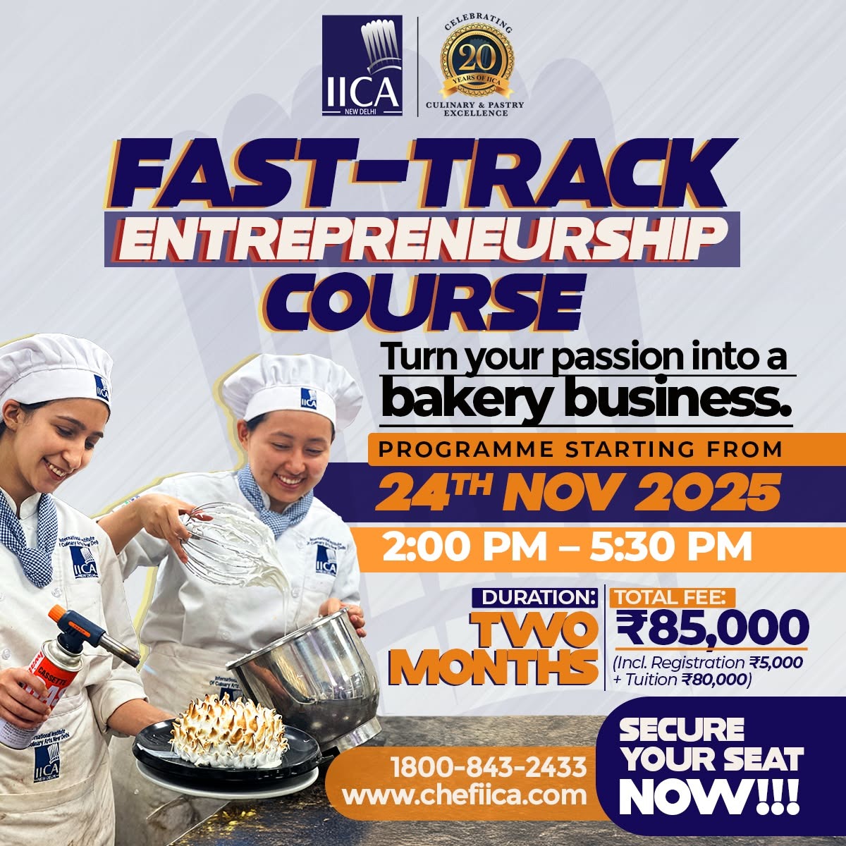 Transform your culinary passion into a profitable venture with IICA