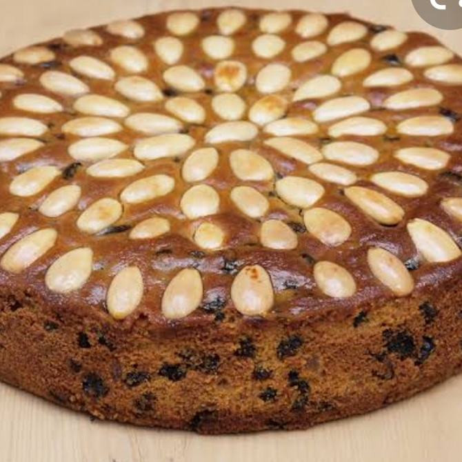 Almond Parsi Malwa Cake