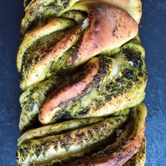 Sundried Tomato Basil and cheese Babka